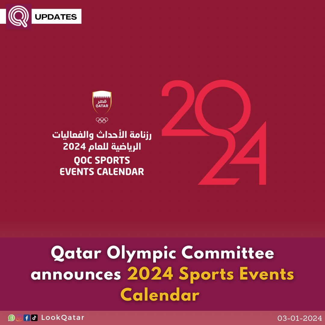 Qatar Olympic Committee Announces Sports Events Calendar for the Year 2024